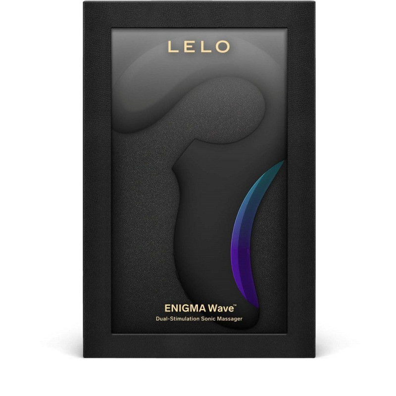 Кліторально-вагінальний звуковий стимулятор LELO Enigma WAVE Black, 3 типи стимуляції Кліторально-вагінальний звуковий стимулятор LELO Enigma WAVE Black, 3 типи стимуляції