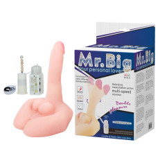 Вибратор LyBaile Mr.Big Vibrating & Rotating Cock Flesh