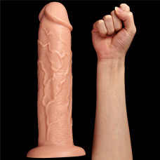 Реалистичный вибратор LoveToy Realistic Long Vibrating Dildo 11 Телесный