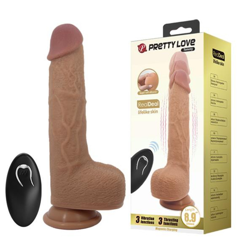 Реалистичный вибратор Pretty Love Tommy Vibrator Flesh Реалистичный вибратор Pretty Love Tommy Vibrator Flesh