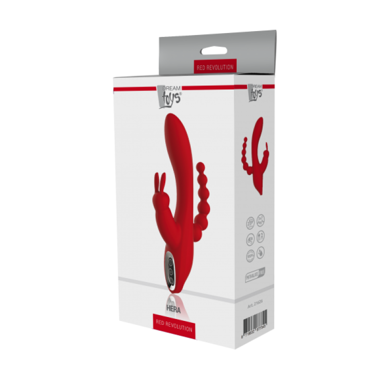 Вібромасажер подвійний Dreamtoys Red Revolution Hera