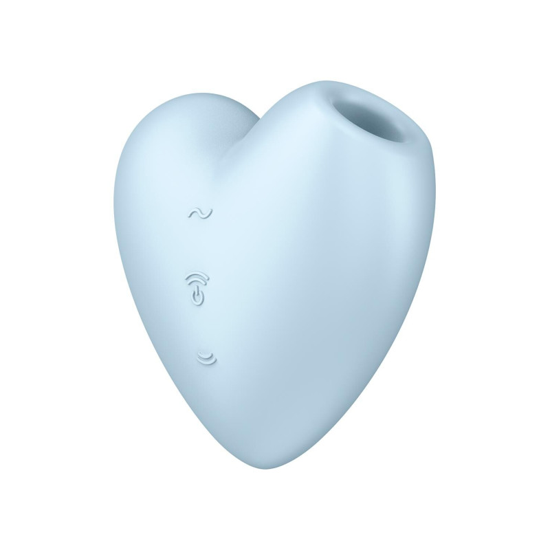 Вакуумный стимулятор-сердце с вибрацией Satisfyer Cutie Heart Blue Вакуумный стимулятор-сердце с вибрацией Satisfyer Cutie Heart Blue
