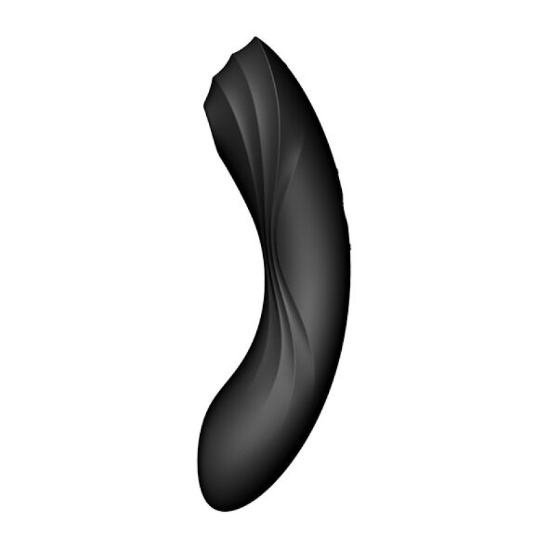 Вакуумный стимулятор с вибрацией Satisfyer Curvy Trinity 4 Black Вакуумный стимулятор с вибрацией Satisfyer Curvy Trinity 4 Black