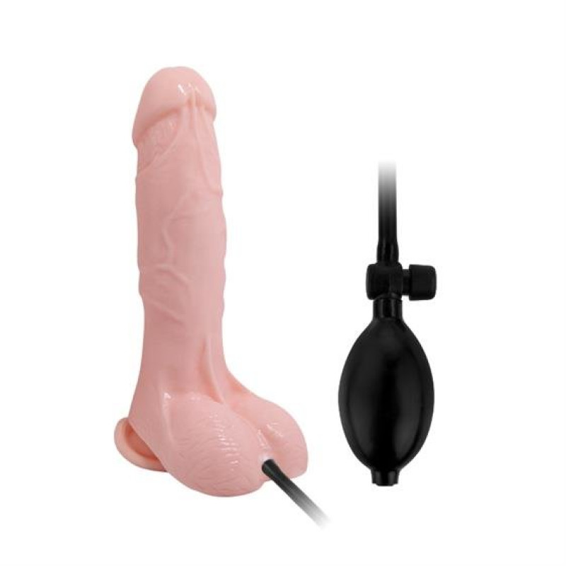Фаллоимитатор LyBaile Inflateable Dildo TPR Material Телесный 18.8 cm Фаллоимитатор LyBaile Inflateable Dildo TPR Material Телесный 18.8 cm