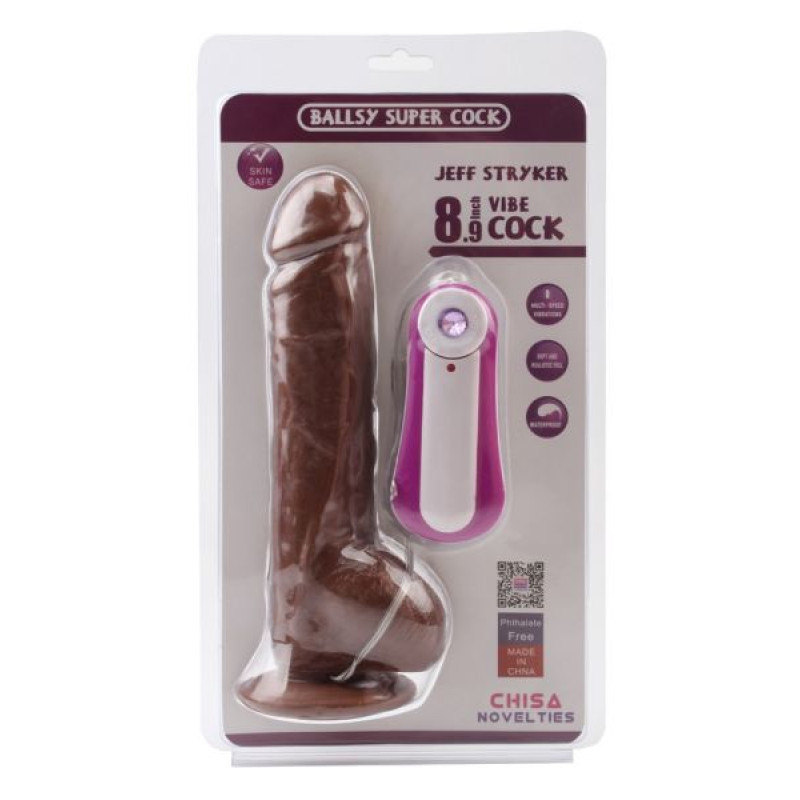 Вибромассажер Chisa JEFF STRYKER 8.9 Коричневый Вибромассажер Chisa JEFF STRYKER 8.9 Коричневый