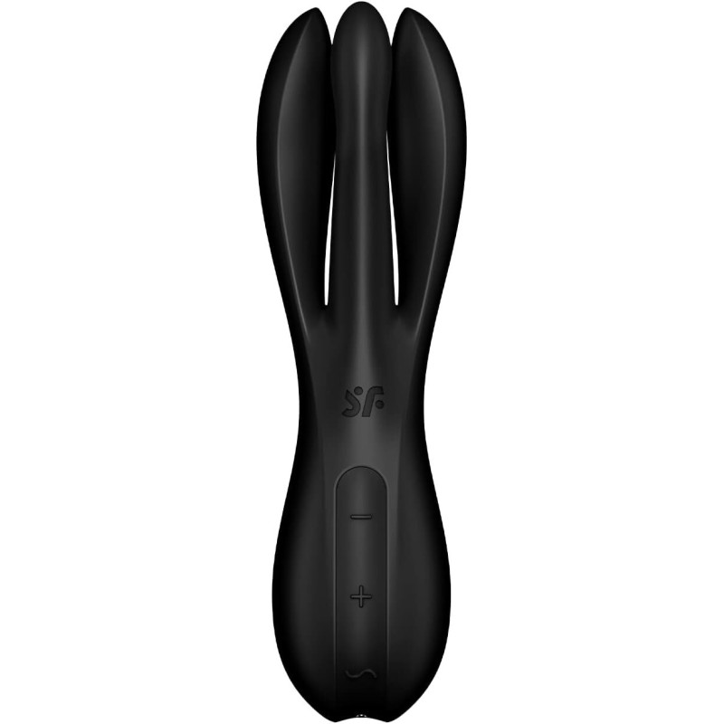 Клиторальный вибратор Satisfyer Threesome 2 Black Клиторальный вибратор Satisfyer Threesome 2 Black