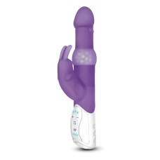 Hi-tech вибратор StRubber RABBIT ESSENTIALS PearlsWith Rotating Shaft Фиолетовый