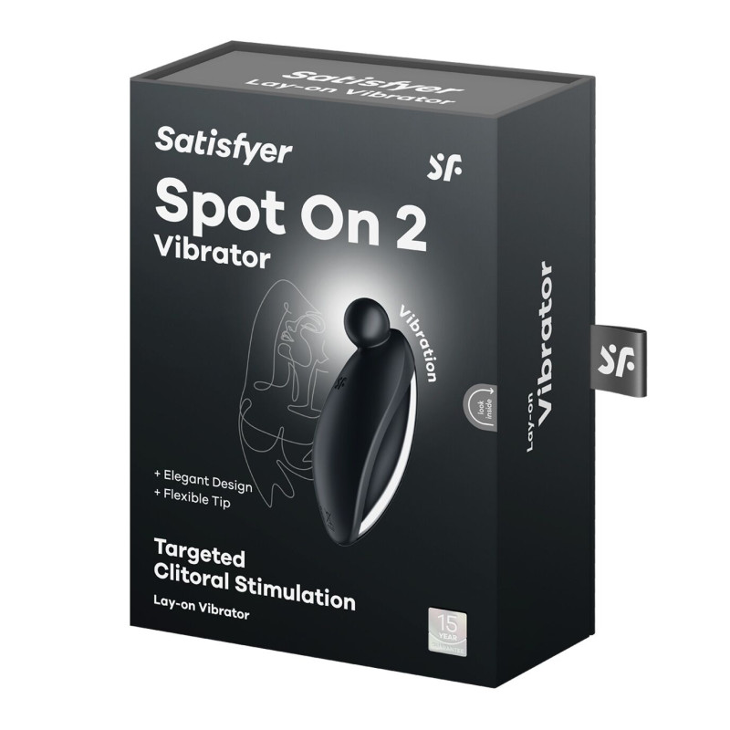 Вибратор для наружной стимуляции Satisfyer Spot On 2 Black, очень мощный, гибкий отросток Вибратор для наружной стимуляции Satisfyer Spot On 2 Black, очень мощный, гибкий отросток