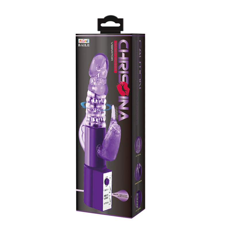 Вибратор LyBaile Pretty Love Christina Double Vibrator Фиолетовый Вибратор LyBaile Pretty Love Christina Double Vibrator Фиолетовый