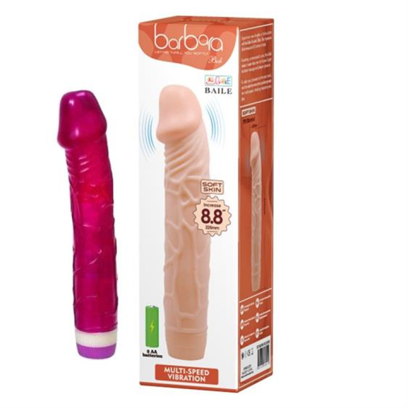 Вибратор LyBaile Barbara Bob Purple, 22,5 см Вибратор LyBaile Barbara Bob Purple, 22,5 см