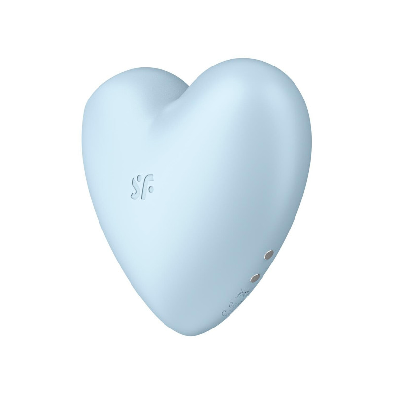 Вакуумный стимулятор-сердце с вибрацией Satisfyer Cutie Heart Blue Вакуумный стимулятор-сердце с вибрацией Satisfyer Cutie Heart Blue