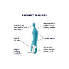 Вибратор для точки А Satisfyer A-Mazing 2 Turquoise