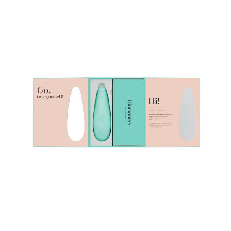 Вакуумный стимулятор клитора Womanizer Marilyn Monroe Mint Вакуумный стимулятор клитора Womanizer Marilyn Monroe Mint