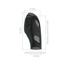 Насадка на палец Pretty Love Lich Finger Vibrator Black