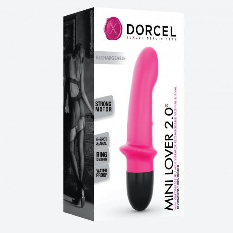 Вібратор Marc Dorcel Mini Lover 2.0 Фуксія Вібратор Marc Dorcel Mini Lover 2.0 Фуксія