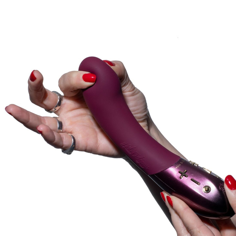 Вибратор для точки G Hot Octopuss KURVE, Treble and Bass Technology, 2 мотора, мягкий кончик Вибратор для точки G Hot Octopuss KURVE, Treble and Bass Technology, 2 мотора, мягкий кончик