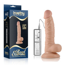 Вибратор LoveToy Real Extreme Vibrating Dildo 7.5