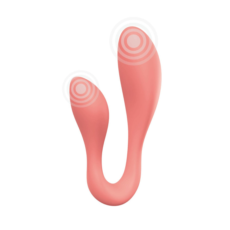 Смарт-вібратор для пар Adrien Lastic Couple Secrets 2.0, 2 мотори, 10 режимів Смарт-вібратор для пар Adrien Lastic Couple Secrets 2.0, 2 мотори, 10 режимів