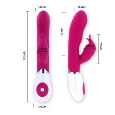 Вибратор Pretty Love Felix-Silicone Vibrator Розовый