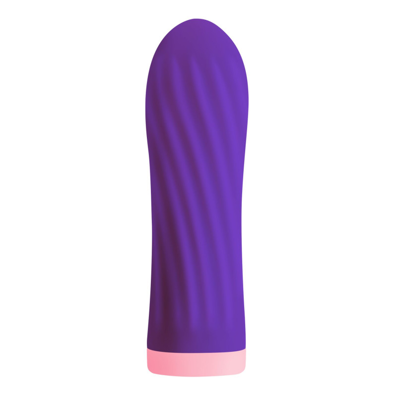Віброкуля S Pleasures Bullets Twist & Shout Purple, фіолетова, ребриста поверхня, 10 режимів Віброкуля S Pleasures Bullets Twist & Shout Purple, фіолетова, ребриста поверхня, 10 режимів