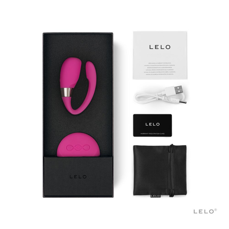 Вибратор для пар LELO Tiani 3 Cerise, 2 мотора, пульт ДУ Вибратор для пар LELO Tiani 3 Cerise, 2 мотора, пульт ДУ