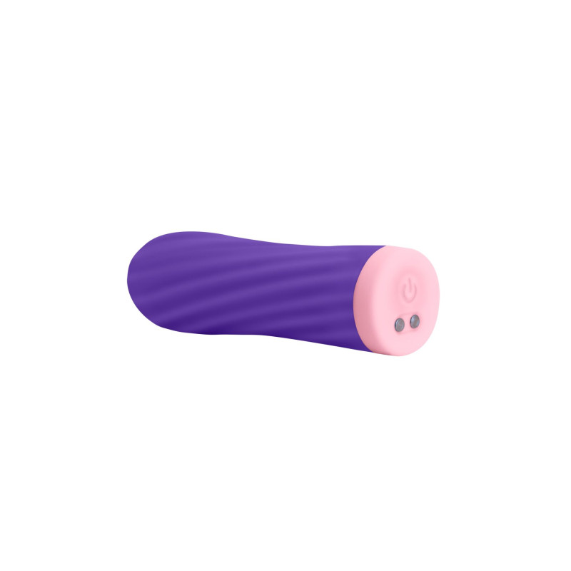 Віброкуля S Pleasures Bullets Twist & Shout Purple, фіолетова, ребриста поверхня, 10 режимів Віброкуля S Pleasures Bullets Twist & Shout Purple, фіолетова, ребриста поверхня, 10 режимів