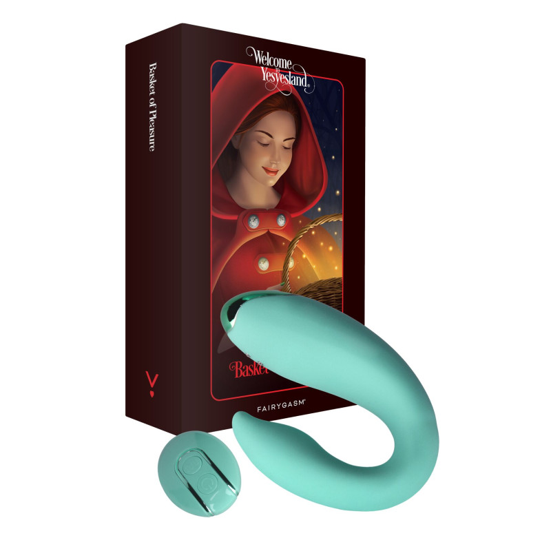 Вибратор для пар FairyGasm PleasureBerry green, зарядный кейс, пульт ДУ Вибратор для пар FairyGasm PleasureBerry green, зарядный кейс, пульт ДУ