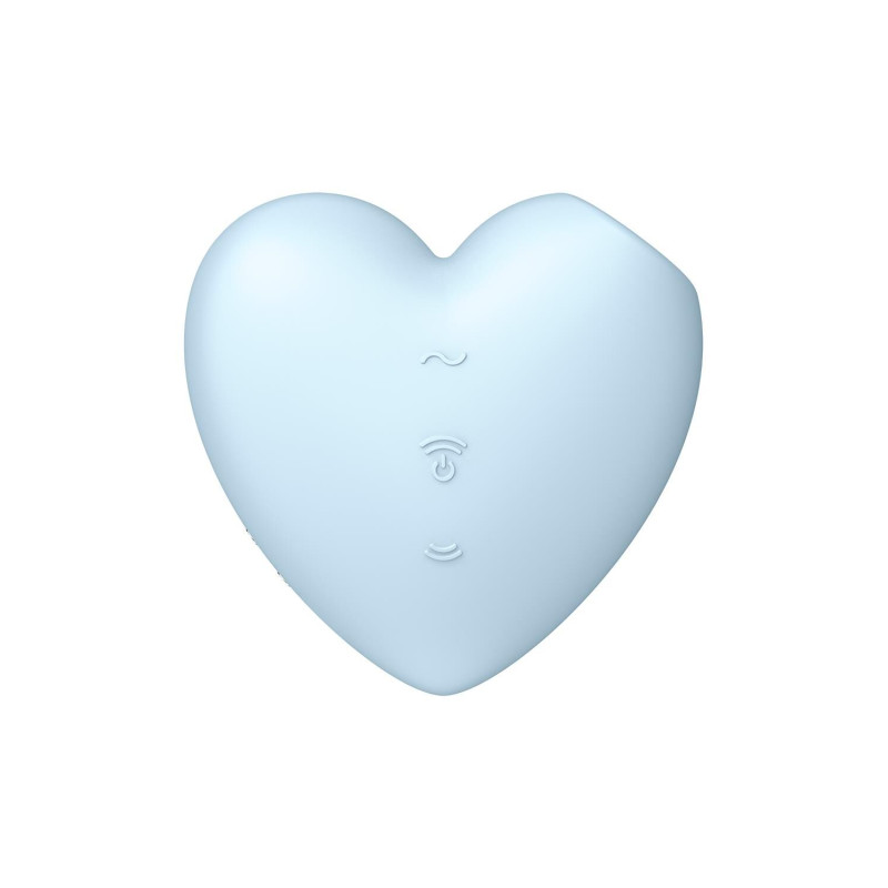 Вакуумный стимулятор-сердце с вибрацией Satisfyer Cutie Heart Blue Вакуумный стимулятор-сердце с вибрацией Satisfyer Cutie Heart Blue
