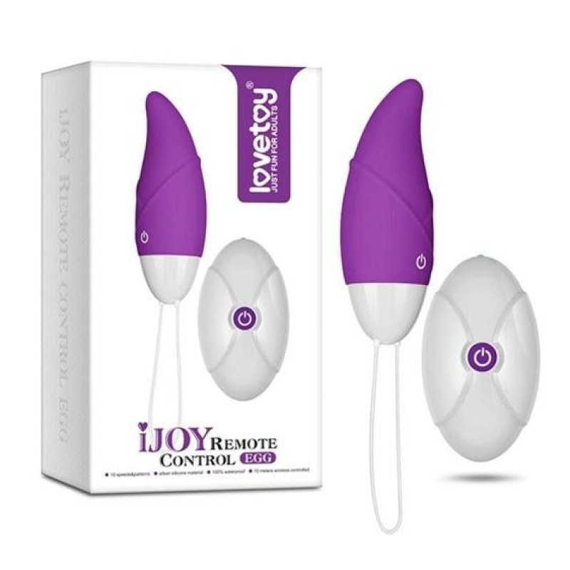 Віброяйце LoveToy IJOY Remote Control Egg Фіолетове Віброяйце LoveToy IJOY Remote Control Egg Фіолетове