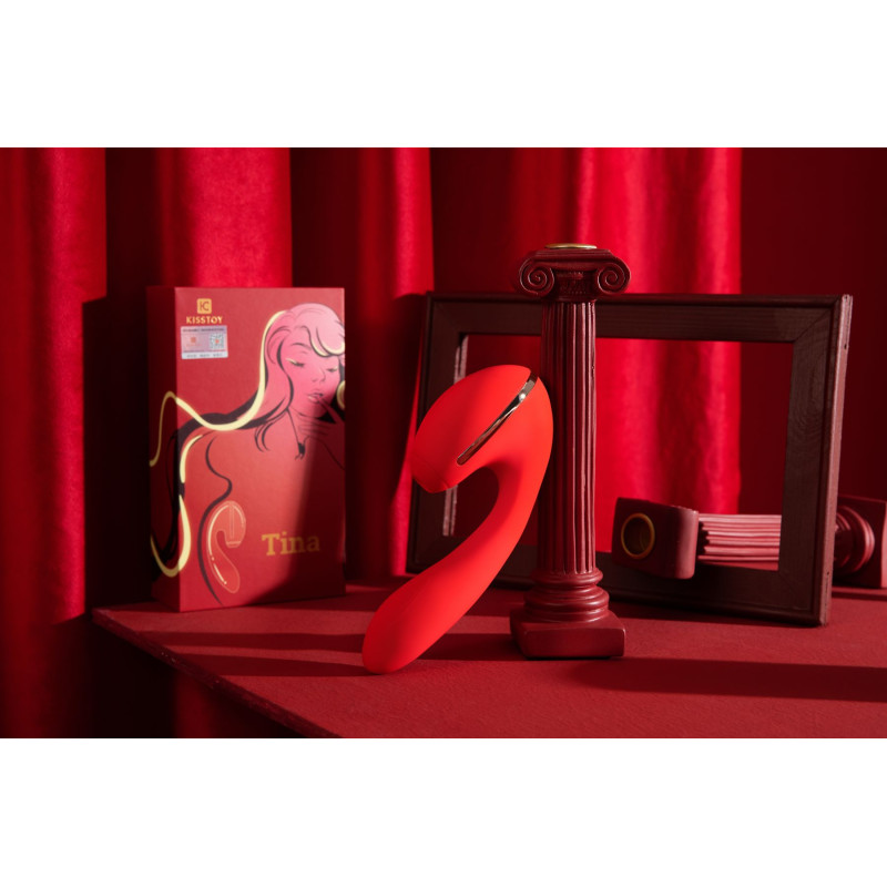 Вакуумний вібратор Kisstoy Tina з підігрівом Вакуумний вібратор Kisstoy Tina з підігрівом