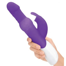 Hi-tech вибратор StRubber RABBIT ESSENTIALS PearlsWith Rotating Shaft Фиолетовый