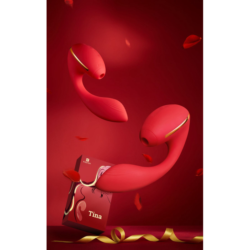 Вакуумний вібратор Kisstoy Tina з підігрівом Вакуумний вібратор Kisstoy Tina з підігрівом