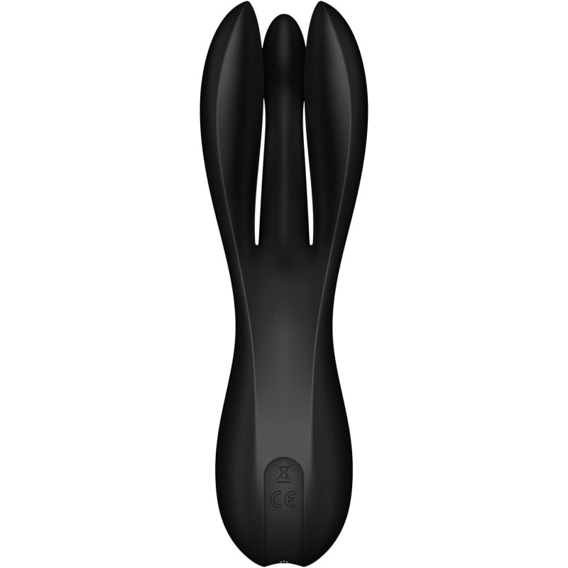 Клиторальный вибратор Satisfyer Threesome 2 Black Клиторальный вибратор Satisfyer Threesome 2 Black