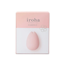 Минивибратор IROHA SAKURA Pink, раздвоенный кончик, 5 режимов, перезаряжаемый