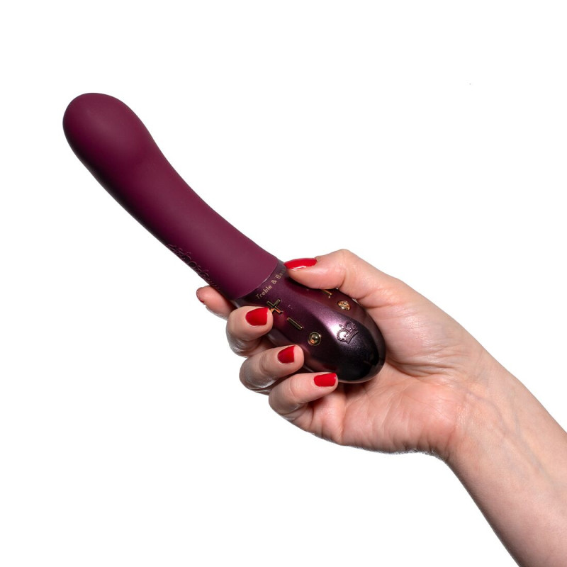 Вибратор для точки G Hot Octopuss KURVE, Treble and Bass Technology, 2 мотора, мягкий кончик Вибратор для точки G Hot Octopuss KURVE, Treble and Bass Technology, 2 мотора, мягкий кончик