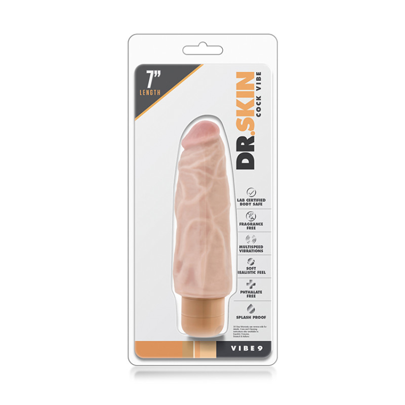 Вибратор Blush Mr. Skin Cock Vibe 9 Телесный Вибратор Blush Mr. Skin Cock Vibe 9 Телесный