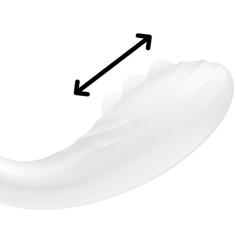 Вібратор із перлинною стимуляцією точки G Satisfyer Rrrolling Pleasure White Вібратор із перлинною стимуляцією точки G Satisfyer Rrrolling Pleasure White