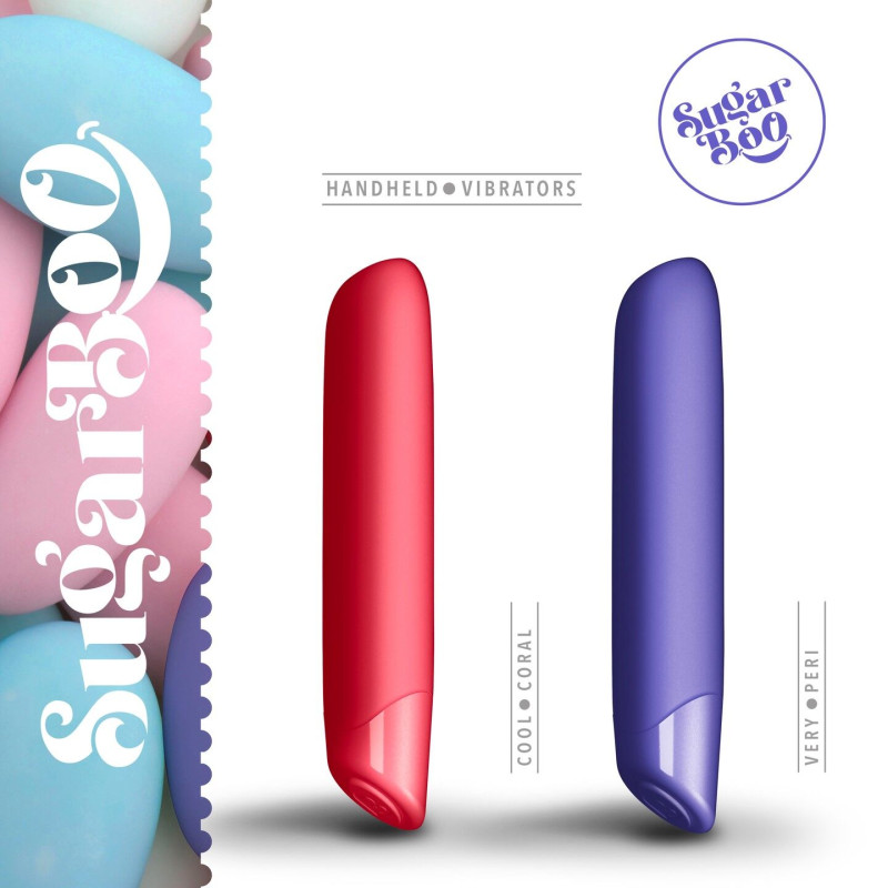 Вібратор SugarBoo Cool Coral, 10 рівнів інтенсивності Вібратор SugarBoo Cool Coral, 10 рівнів інтенсивності