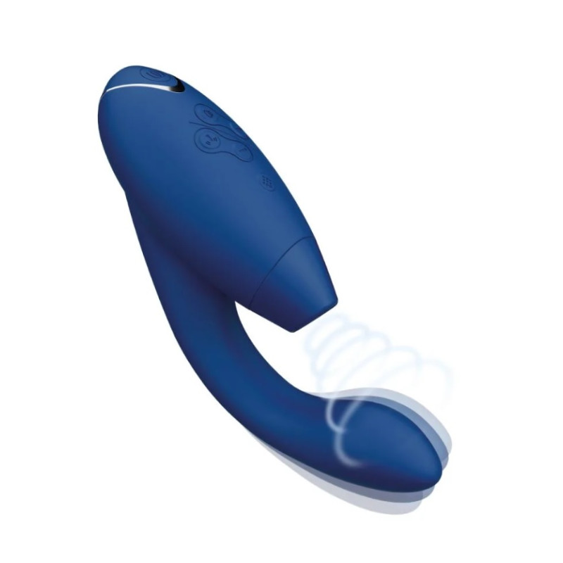 Инновационный бесконтактный вибратор-стимулятор Womanizer Duo 2 Blueberry