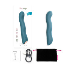 Вибратор Love To Love SWAP - TEAL ME, с пульсивной жемчужиной для точки G, 3 мотора, гнется