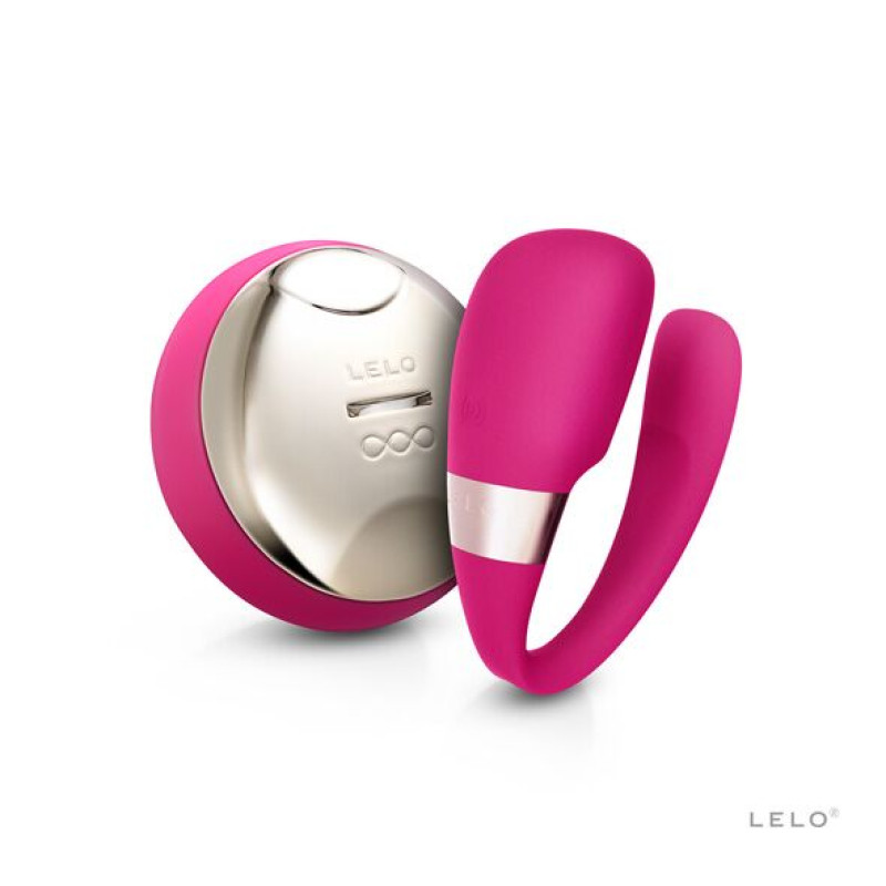 Вибратор для пар LELO Tiani 3 Cerise, 2 мотора, пульт ДУ Вибратор для пар LELO Tiani 3 Cerise, 2 мотора, пульт ДУ