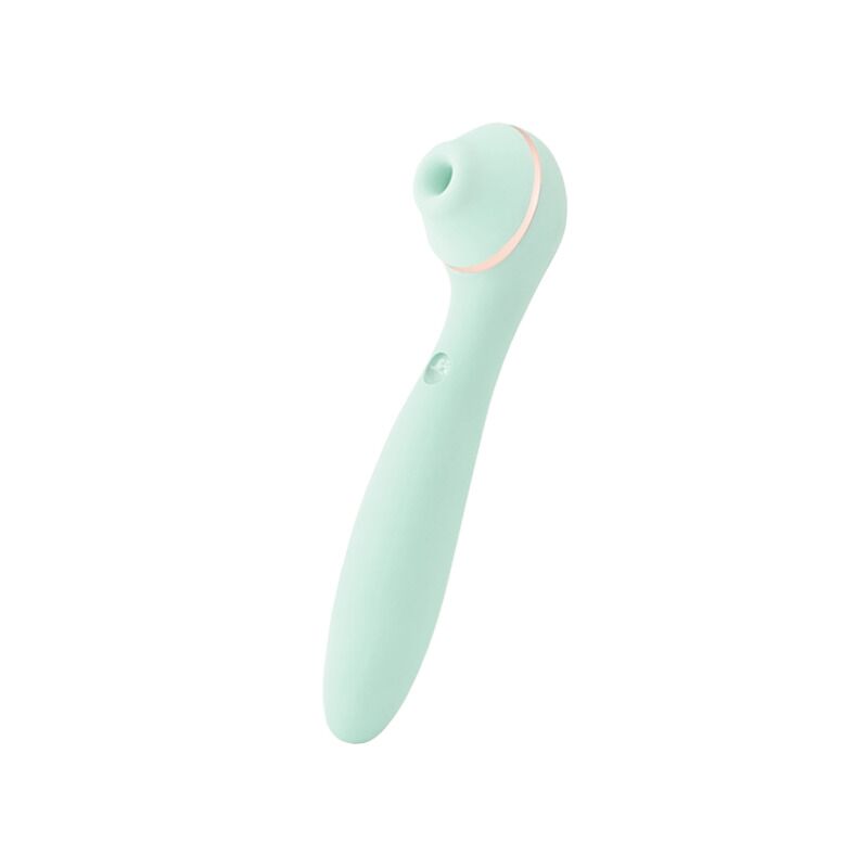 Вакуумный стимулятор с вибратором KISSTOY Polly Max Cyan Вакуумный стимулятор с вибратором KISSTOY Polly Max Cyan