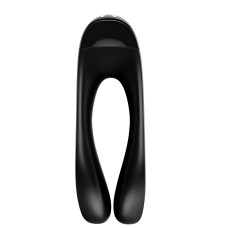 Вибратор на палец Satisfyer Candy Cane Черный