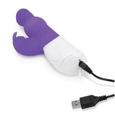 Hi-tech вибратор StRubber RABBIT ESSENTIALS PearlsWith Rotating Shaft Фиолетовый