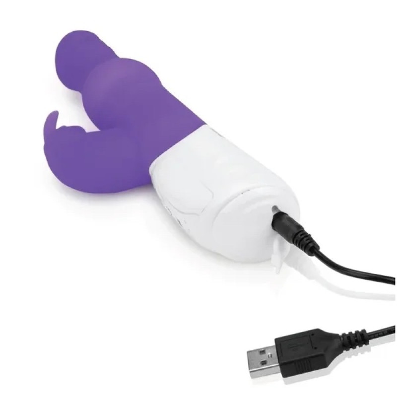 Hi-tech вібратор StRubber RABBIT ESSENTIALS PearlsWith Rotating Shaft Фіолетовий Hi-tech вібратор StRubber RABBIT ESSENTIALS PearlsWith Rotating Shaft Фіолетовий