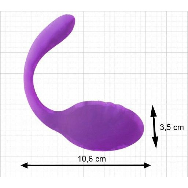 Виброяйцо со стимулятором клитора Adrien Lastic Smart Dream II с пультом LRS