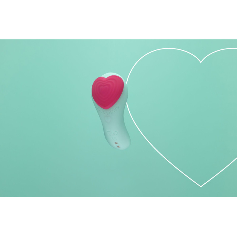 Вибратор в трусики FairyGasm HeartGem green, на магните, пульт ДУ Вибратор в трусики FairyGasm HeartGem green, на магните, пульт ДУ