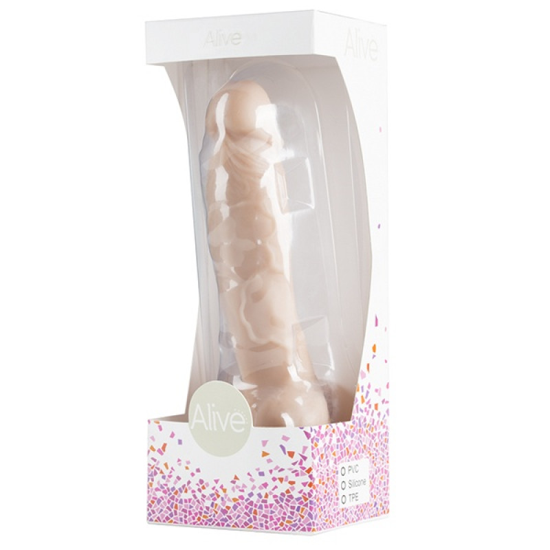 Фаллоимитатор с вибрацией и ротацией Alive Cesar Vibro Plus Mega Realistic Фаллоимитатор с вибрацией и ротацией Alive Cesar Vibro Plus Mega Realistic