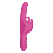Вибратор California Exotic Novelties Posh Fluttering Butterfly 21,5х3,25 см Розовый