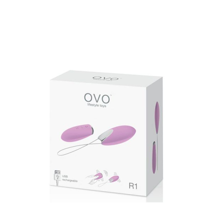 Віброяйце OVO R1 Remote Рожевий Віброяйце OVO R1 Remote Рожевий